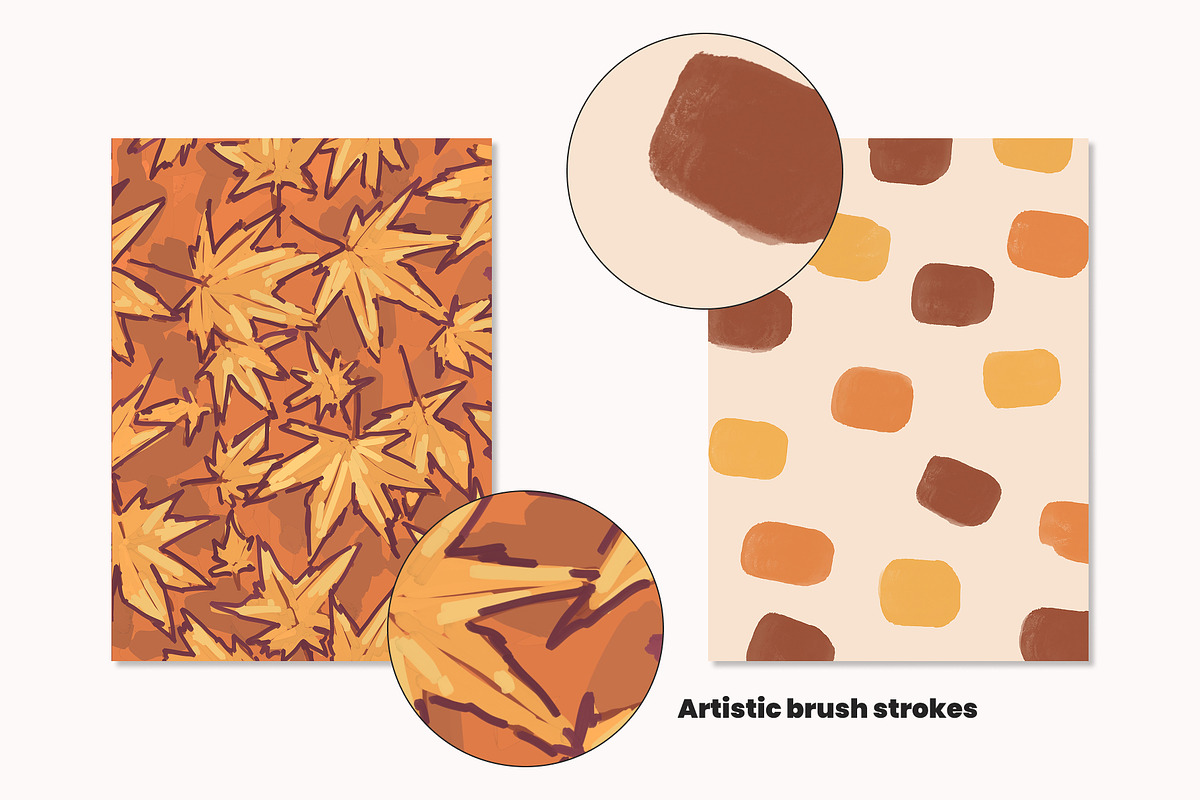 Hand Drawn Autumn Backgrounds, a Background Graphic by Yuliia Lashevska (Photo 5 of 10)