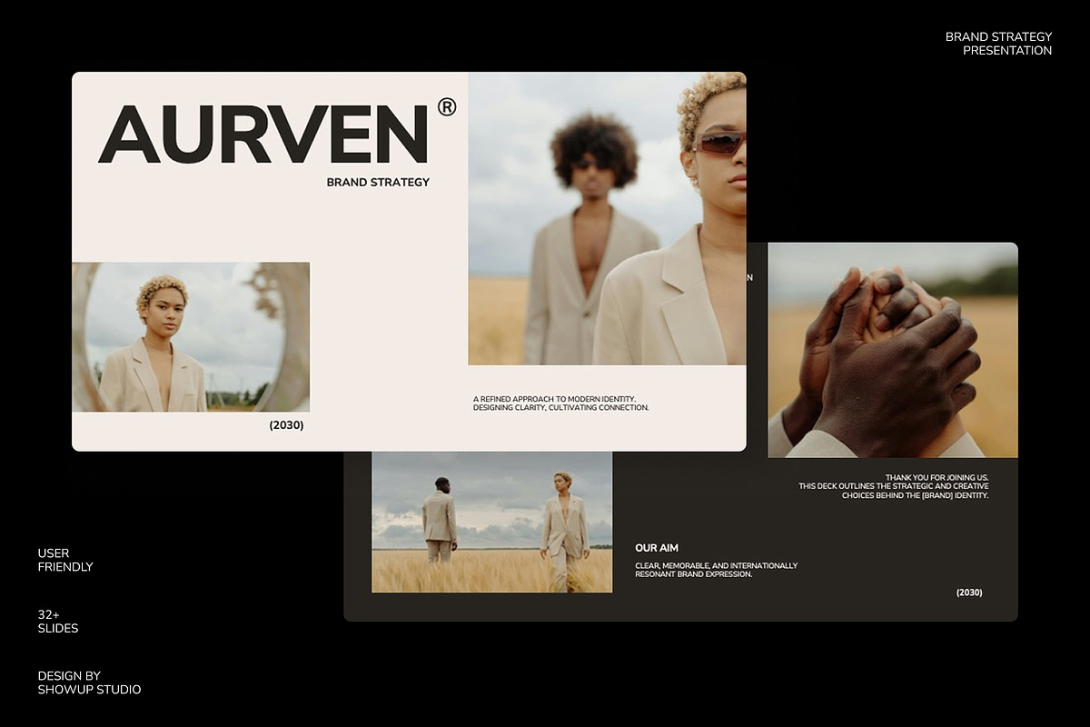 AURVEN Brand Strategy Canva, a Presentation Template by ShowUp! Studio (Photo 2 of 5)