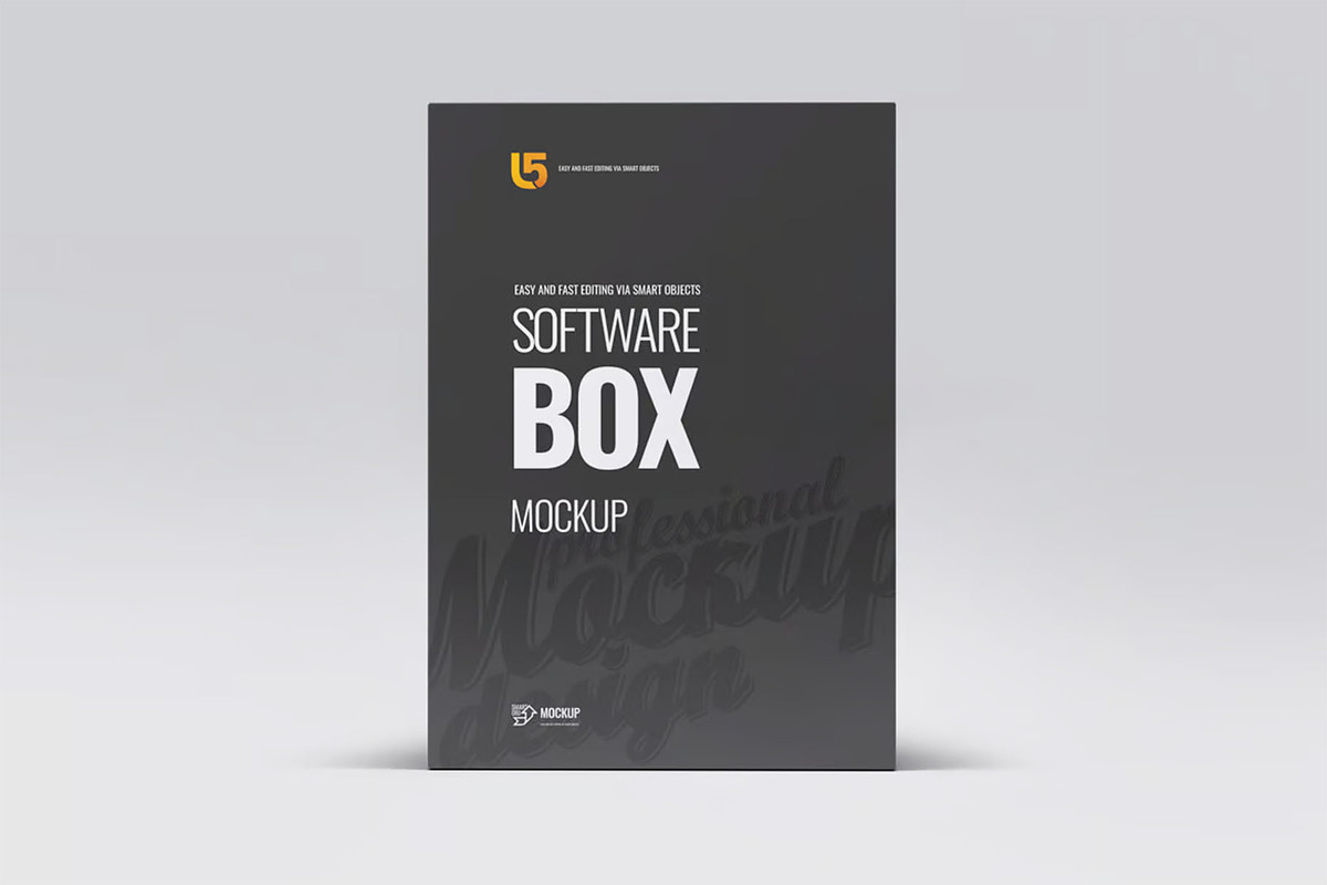 Software Box Mock-up, an Advertising Mockup by Se٧enStudio (Photo 7 of 10)