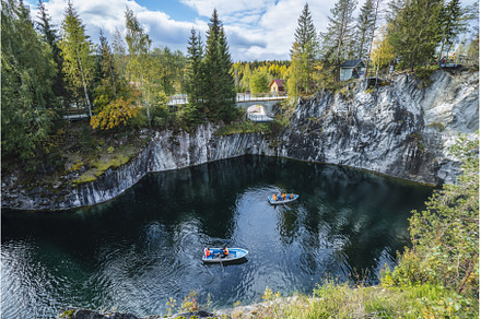 Pleasure boat in Marble canyon in, a Nature Photo by Igor Tichonow