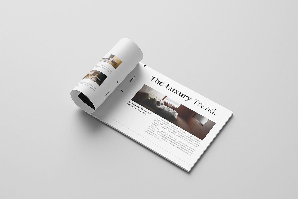 Interior Design Magazine Landscape, a Magazine Template by Spark_Creative (Photo 7 of 13)