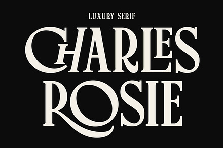 Charles Rosie - Luxury Serif, a Serif Font by Viswell