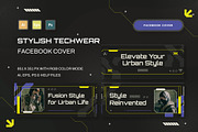 Stylish Techwear - Facebook Cover, a Social Media Template by StreaksideStd (Thumbnail 1 of 3)