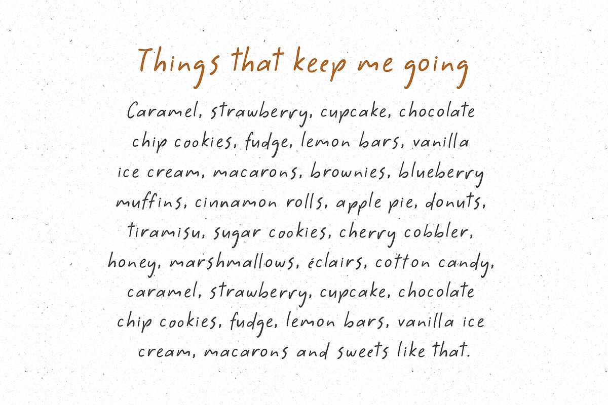 Simple Casual Notes Handwritten Font, a Handwritten Font by Kaya Fonts (Photo 23 of 24)