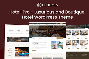 Hotell Pro - Hotel WordPress Theme