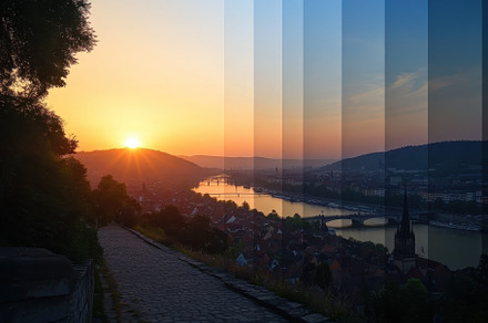 Timelapse captures the evolution of, a Photo by Iftikhar Alam