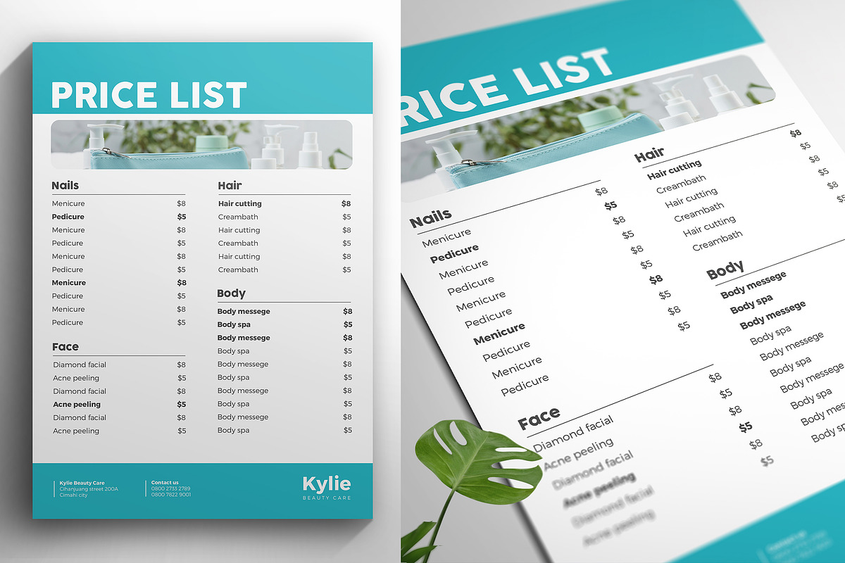Price List Flyer, a Flyer Template by Aarley Kaiven (Photo 1 of 3)