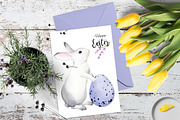Watercolor rabbit easter, an Animal Illustration by Colibri Watercolor (Thumbnail 3 of 5)