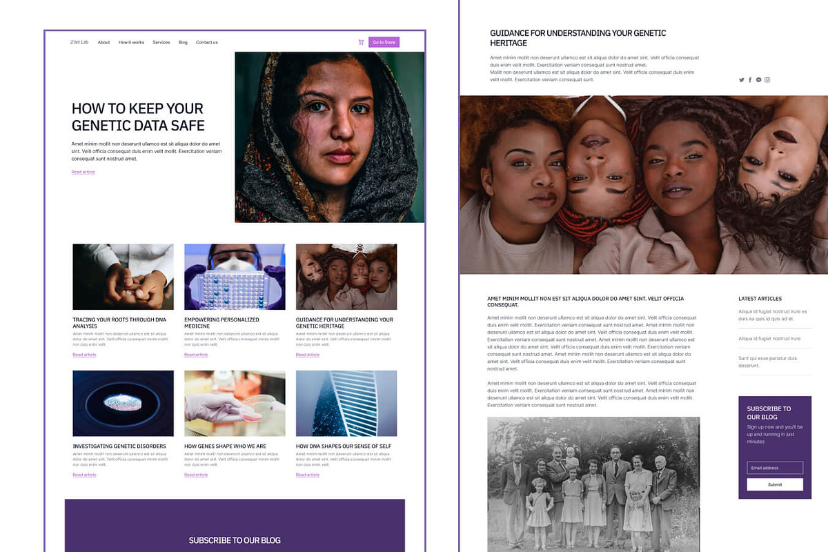 JetLab - Medical Website Template, an UI Kit Template by EGO Creative Innovations (Photo 5 of 5)