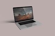 MacBook Pro Display Mockup, an iPhone Mockup by bimockup (Thumbnail 2 of 13)