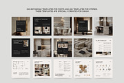 400 Interior Design Instagram Kit I, a Social Media Template by Instprofi | Studio Estimo (Thumbnail 5 of 13)