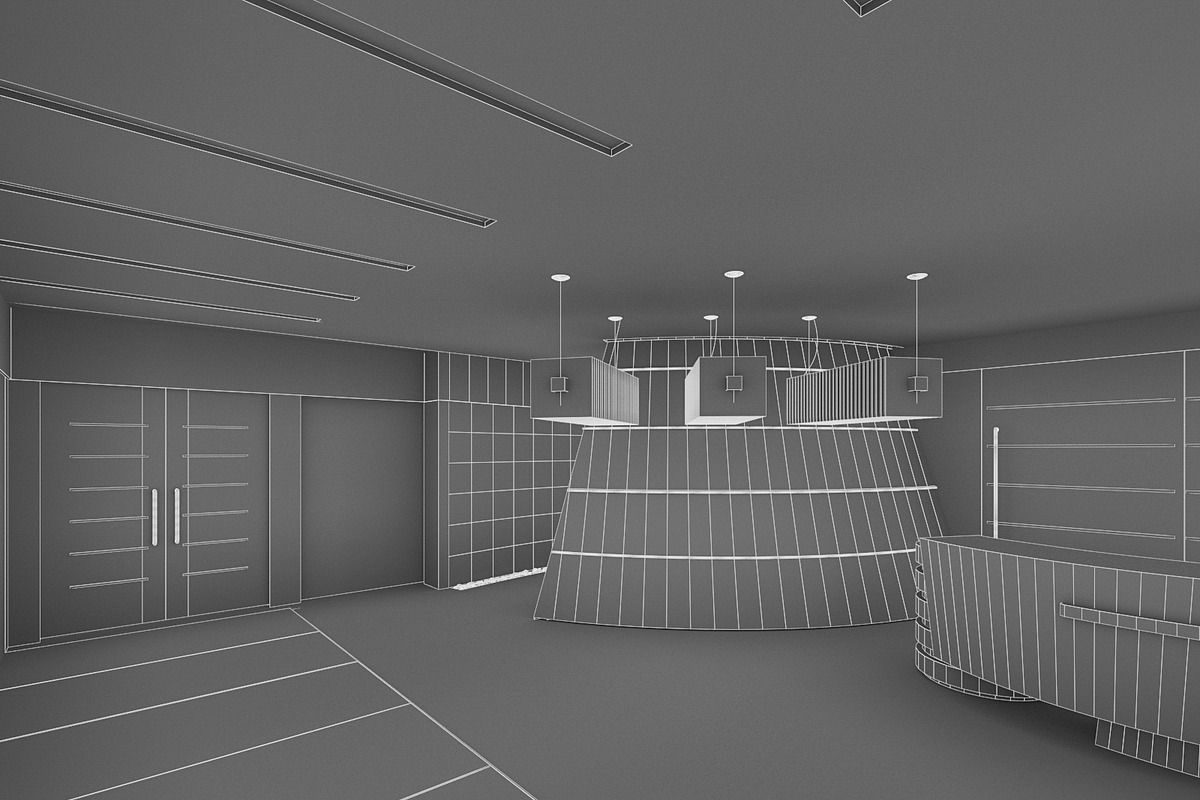 Hall Lobby Interior, an Architecture 3D Model by 3DNUTS (Photo 11 of 11)