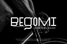 Begomi - Sports Bike Font