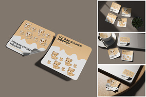 Sticker Mockup, a Product Mockup by MrLetters