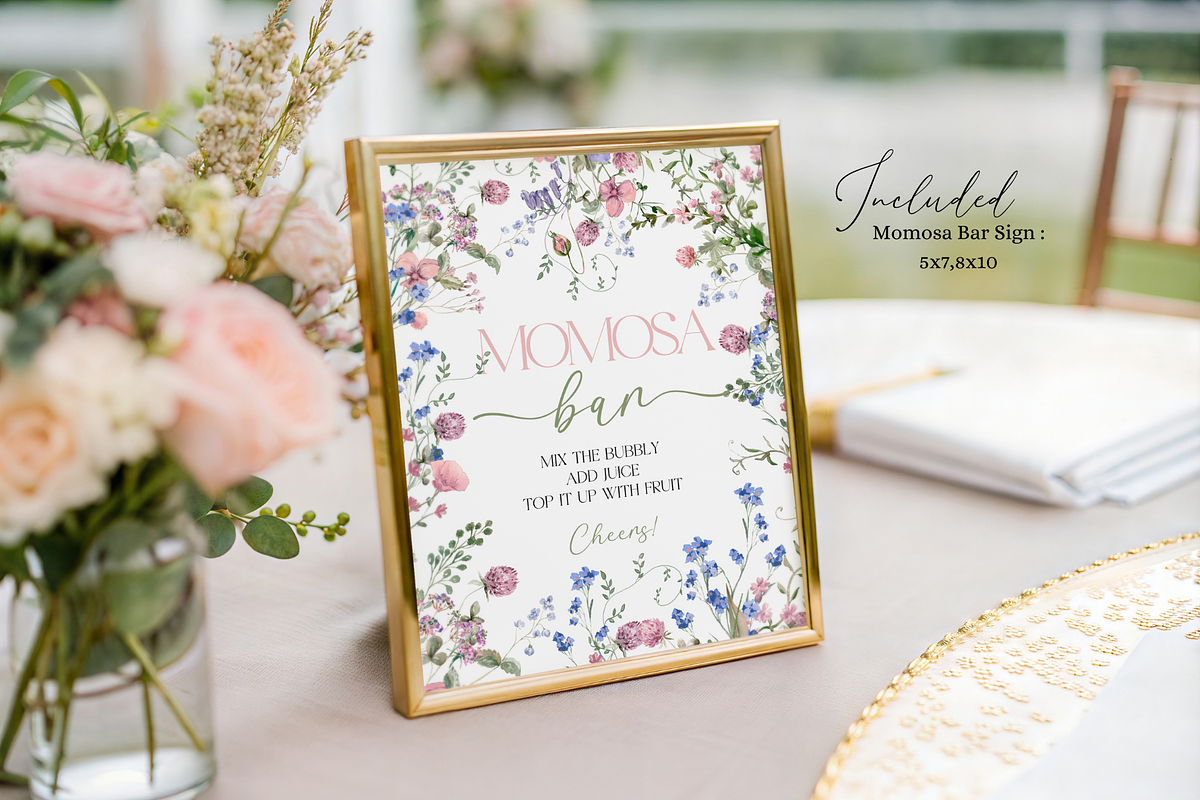 Baby in Bloom Decor, an Invitation Template by Digital_Mind (Photo 2 of 3)