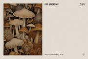Fungi - botanical illustrations, an Object Graphic by AI Crafted Magnolia (Thumbnail 5 of 13)