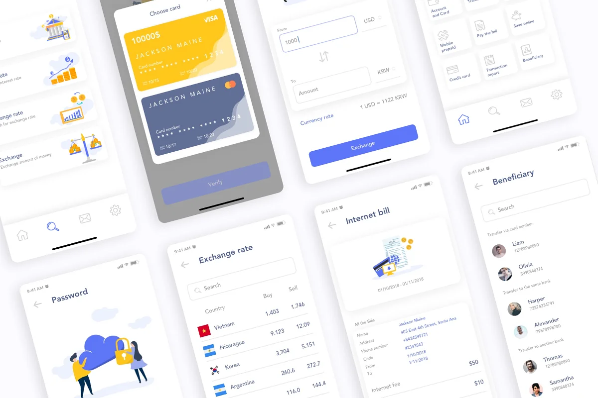 MooBank - Banking App Design UI Kit, an App Template by Capi Product (Photo 6 of 6)