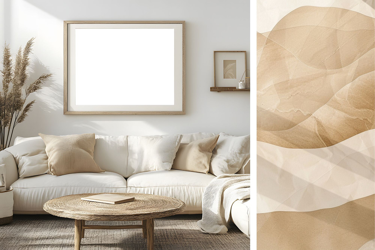Minimalist Interior Frame Mockup 1, a Household Mockup by ARTOZEN DIGITAL (Photo 7 of 10)