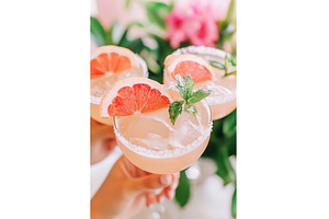 Refreshing grapefruit cocktails with, a Food & Drink Photo by Lermont51