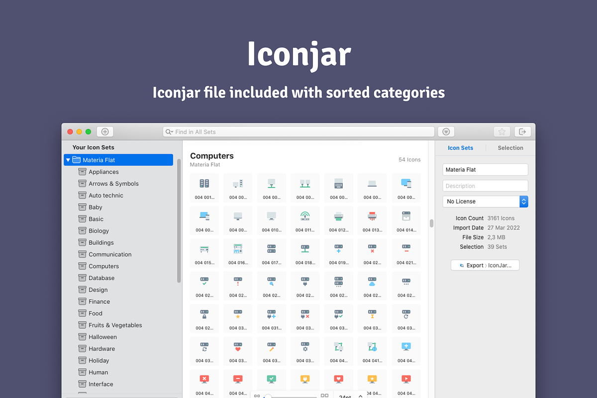 3161 Materia Flat icons, an Icon by Icojam store (Photo 2 of 4)