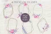 Floral Watercolor Graphics Set, a Texture Illustration by Honey & Jazz Co. (Thumbnail 8 of 14)