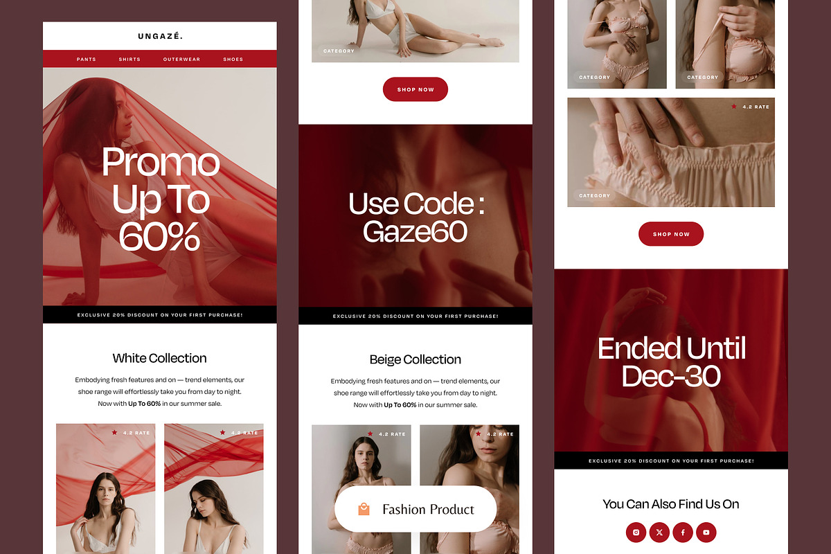 Figma Multipurpose Email Newsletter, an Email Template by andrisetiawannn (Photo 3 of 6)