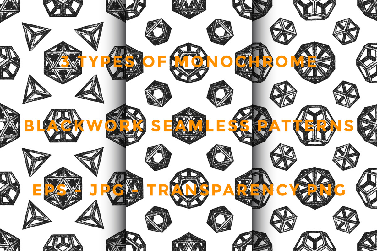 Hand Drawn Polyhedrons, a Graphic by TRIKONA (Photo 3 of 3)