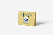 Paper Bag Mockup, a Merchandise Mockup by Indah (Thumbnail 4 of 6)