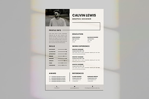 Simple Grey - Resume Template