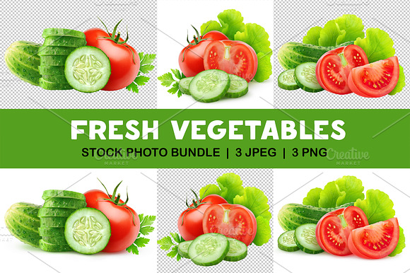 Fresh Salad Vegetables