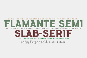 Flamante SemiSlab Light & Bold