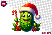 Christmas Pickles Clipart Bundle, a Decorative Illustration by taramija (Thumbnail 17 of 26)