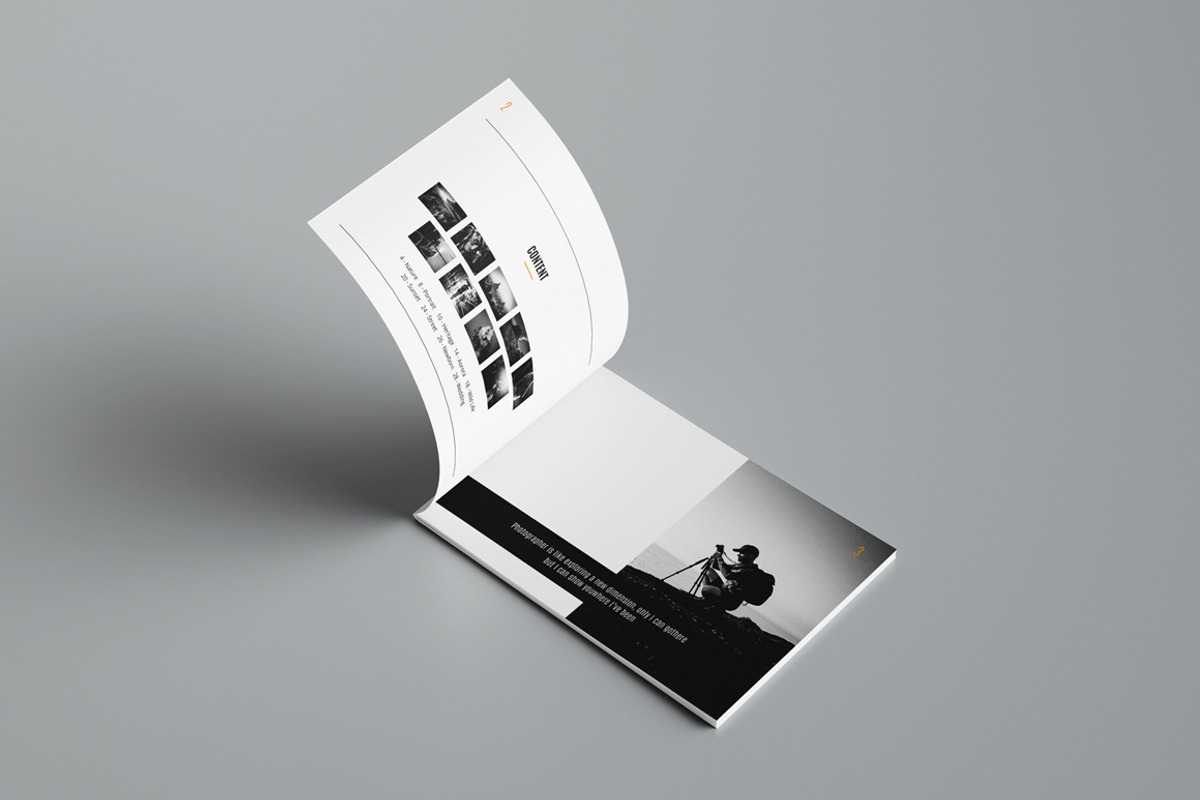 Photography Portfolio Template, a Brochure Template by adekfotografia (Photo 3 of 14)