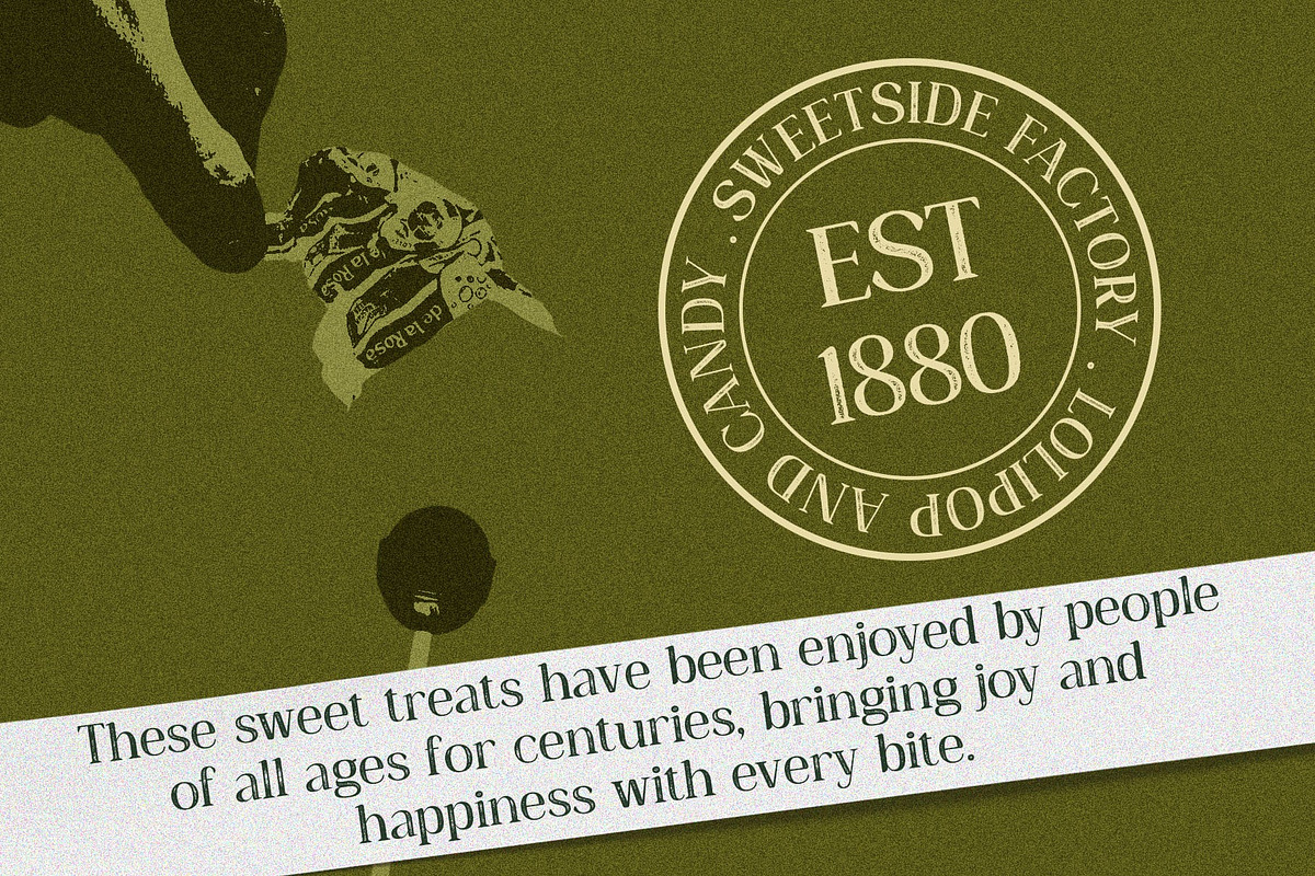 Heidan Stamp, a Serif Font by Craft Supply Co. (Photo 6 of 8)