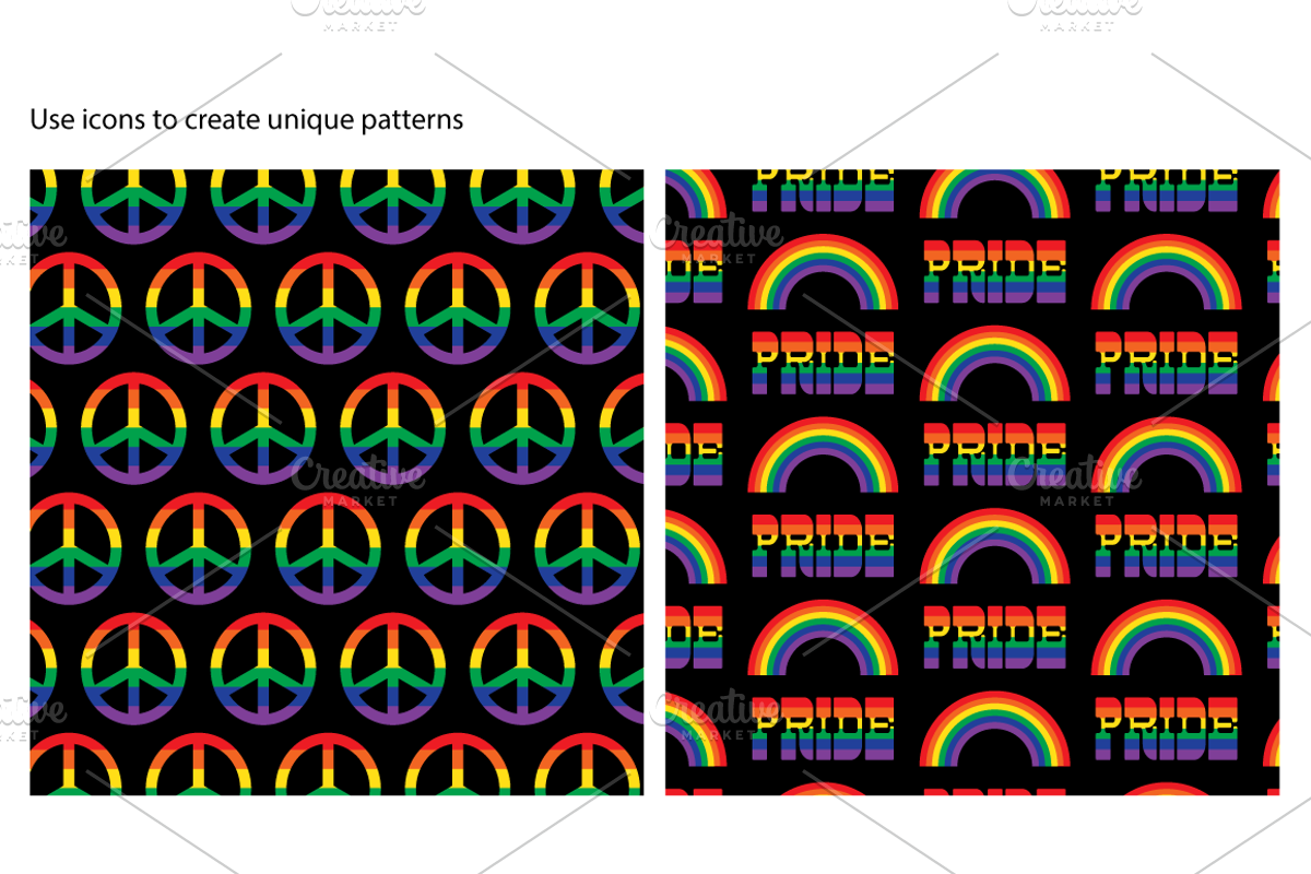 Pride Icons Clipart, an Icon by Melissa Held Designs (Photo 4 of 4)