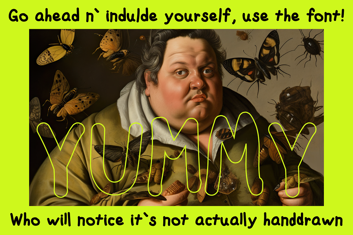 Hand Drawn Font Komique Sans, a Handwritten Font by That That Creative (Photo 6 of 14)
