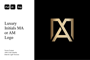 Luxury Initials MA or AM Logo, a Branding & Logo Template by Luxury Logos (Thumbnail 1 of 4)