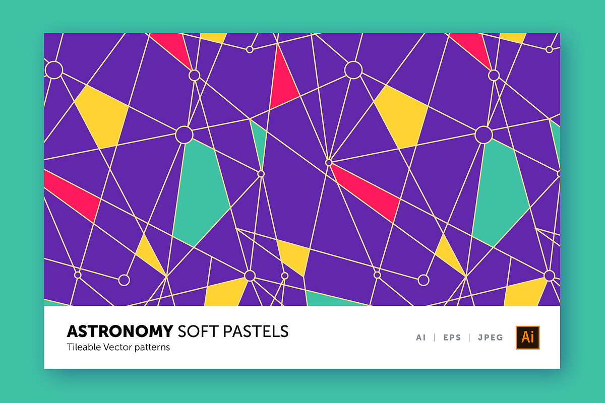 Soft Pastels Patterns, a Pattern Graphic by Designnina Shop (Photo 4 of 18)