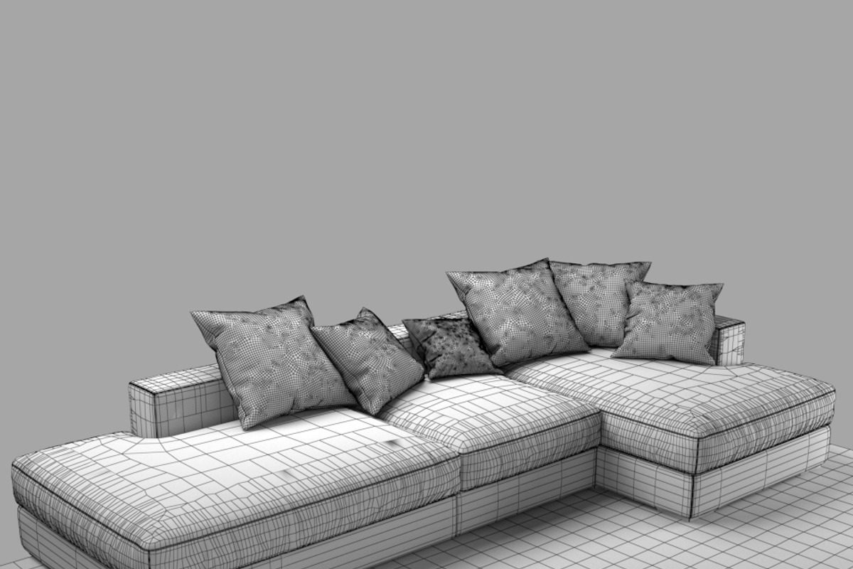 sofa BoConcept Cenova GY52, a Furniture 3D Model by Alartimodels (Photo 8 of 9)