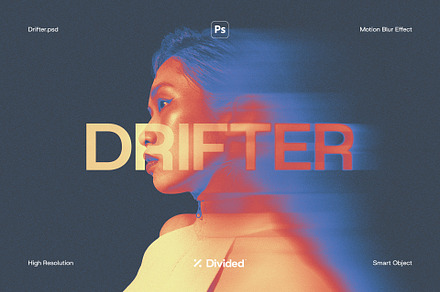 Drifter Motion Blur Effect, a Graphic by Divided.co