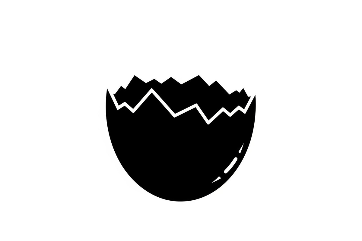 50 Cracked Egg Shell Silhouette, an Illustration by musafir_fashion (Photo 38 of 55)