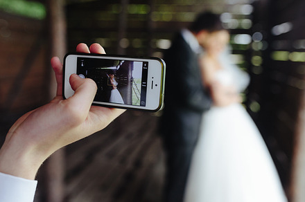 Photo of beautiful couple on nature in wooden hut featuring couple, wedding, a Person Photo by Tekso