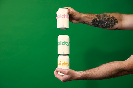 Mockup image of drink cans stacked, a Packaging Mockup by Picky Images