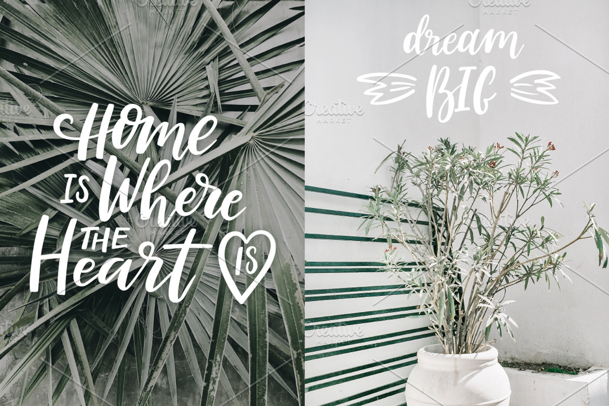 Family Lettering Pack, a Social Media Template by piyacler (Photo 3 of 7)