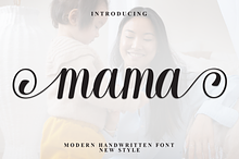 Mama | Script Font