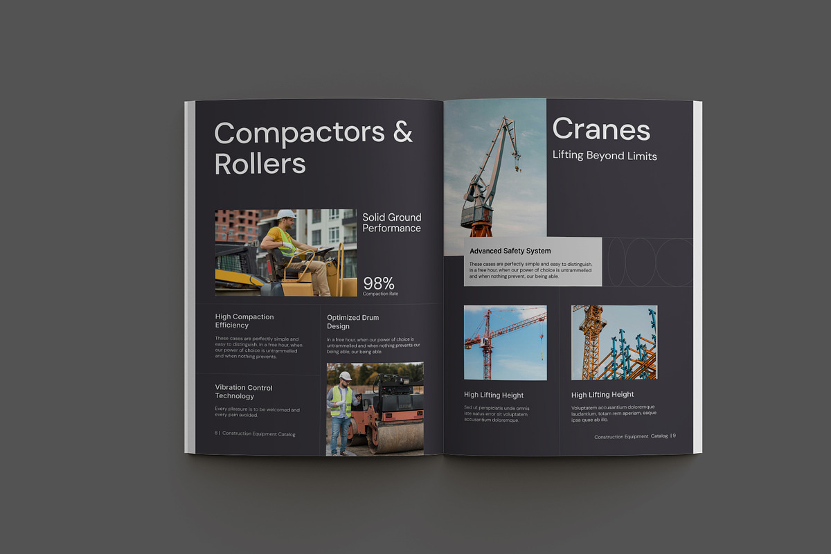 Construction Equipment Catalog, a Brochure Template by Neermana (Photo 10 of 10)