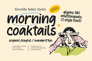 Morning Coaktails | Handwritten Font