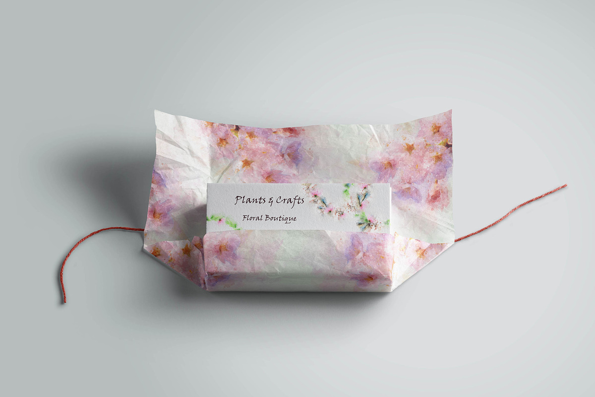 Boho-Chic Sakura Watercolor Set, an Illustration by PaperAndCrayons (Photo 7 of 7)