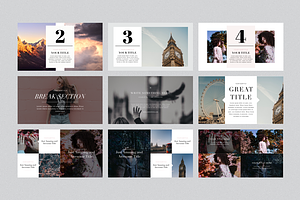 LONDON Keynote Template Gift