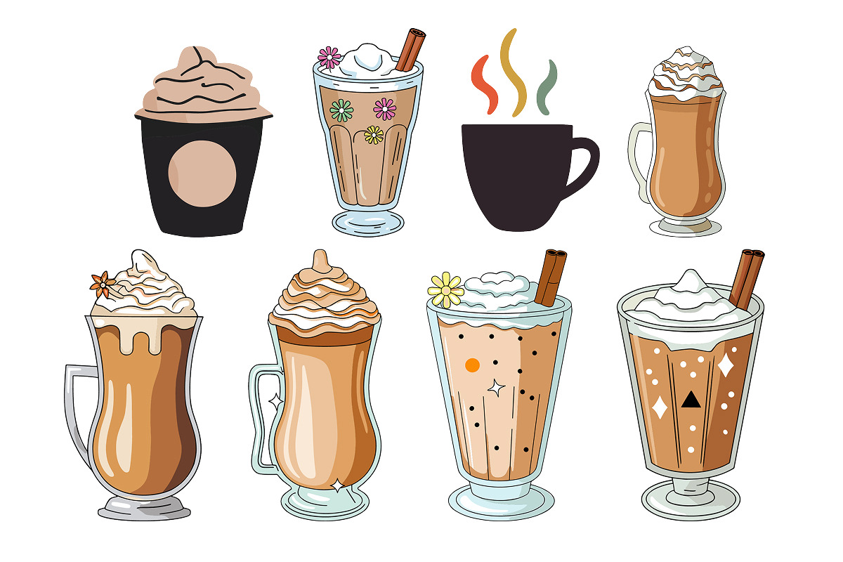 Autumn Drinks Clipart – 40 Cozy PNG, a Seasonal Illustration by Whimsy Brush Studio (Photo 8 of 9)